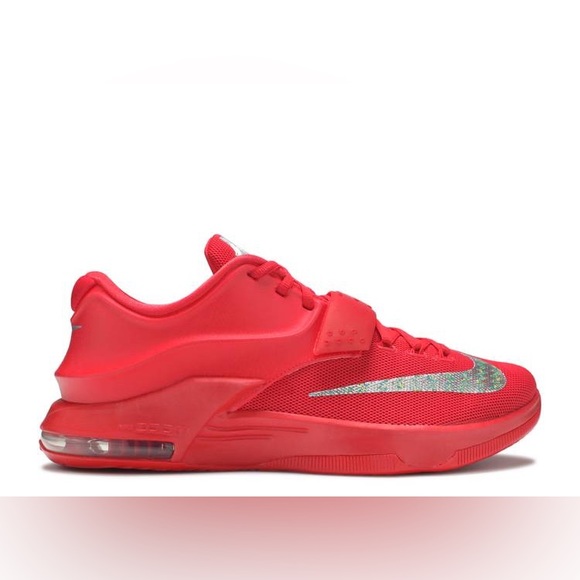Nike KD 7 Global Game - Action red/Metallic silver - Size 8